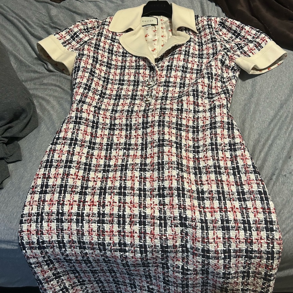 Gucci Plaid Dress